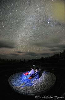 尾山展望公園の星空03