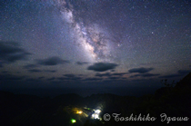 尾山展望公園の星空04